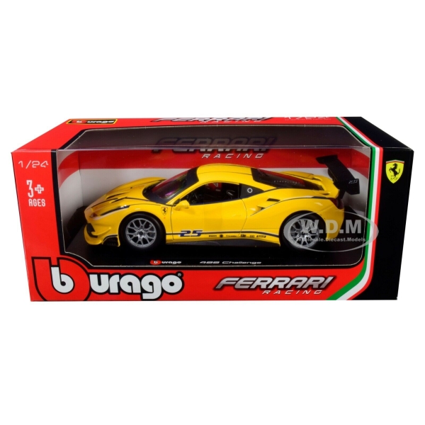 Burago 1:24 Diecast Car Ferrari Racing – 488 Challenge 26307 – Dinoo